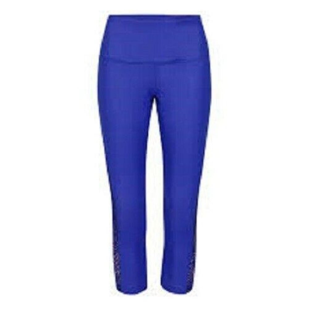 90 Degree by Reflex Women's 22-inch High Waist Cire Capri With Crochet Small - Picture 2 of 3